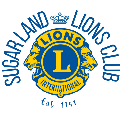 1941 NEW Sugar Land Lions Club Logo